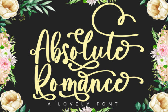 Absolute Romance Font: Elegant Script for Marketing