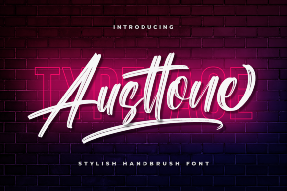 Austtone: A Script Font for Creative Campaigns