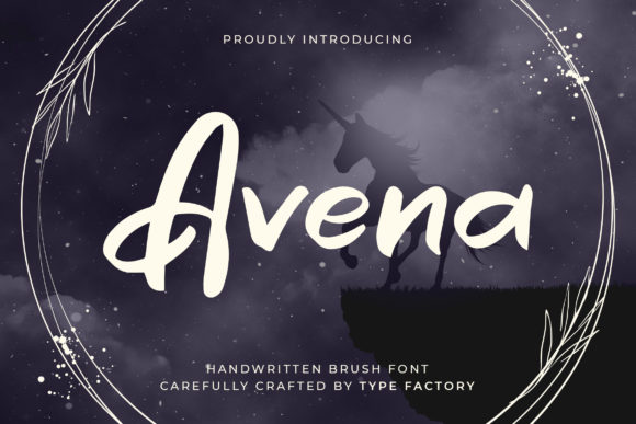 Avena: A Magical Script Font