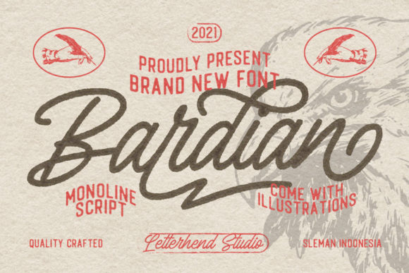 Bardian: A Magical Script Font