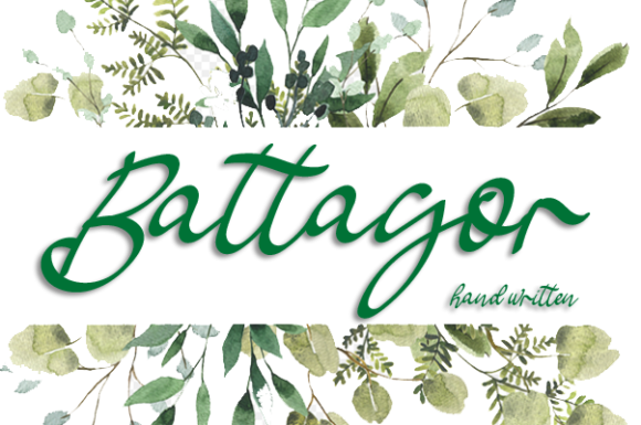 Battagor: A Luxurious Script Font