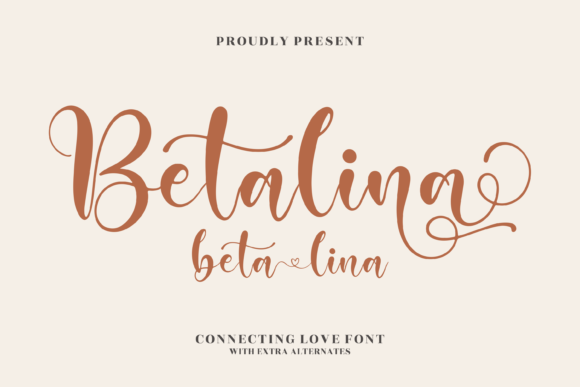Betalina: A Romantic Font for Business