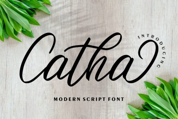 Catha: A Script Font for Creative Campaigns