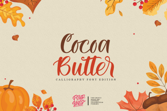 Cocoa Butter: A Playful Font for Elegant Design