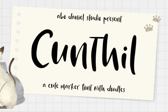 Cunthil: A Magical Script Font