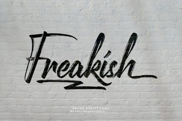Freakish: A Bold Script for Digital Campaigns