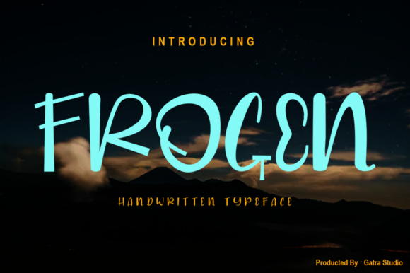 Frogen: A Whimsical Font for Creative Marketing