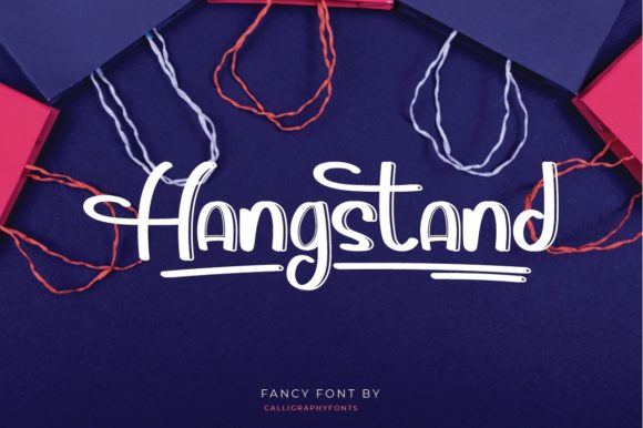 Hangstand: A Vintage Script Font for Web Design