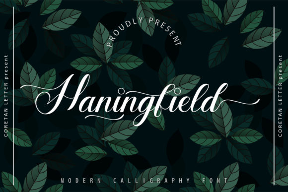Haningfield: A Romantic Typeface for Elegant Design