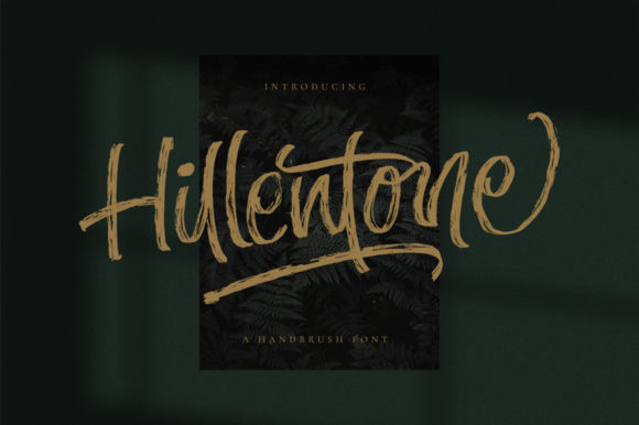 Hillentone: A Magical Script Font