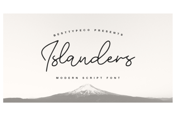 Islanders Font for Creative Campaigns