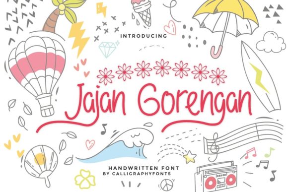 Jajan Gorengan Font for Creative Makers