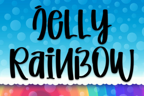 Jelly Rainbow: A Charming Handwritten Font