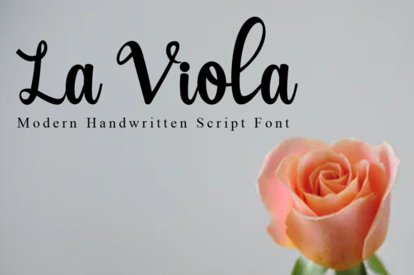La Viola: A Magical Script Font