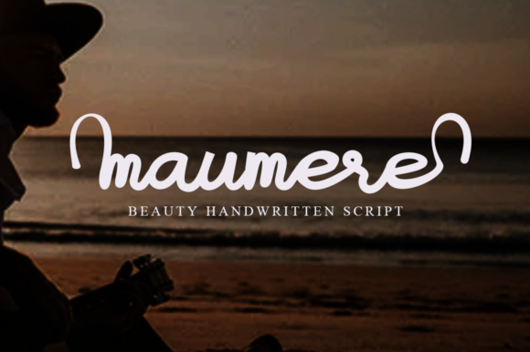 Maumere: A Cool Script Font for Makers