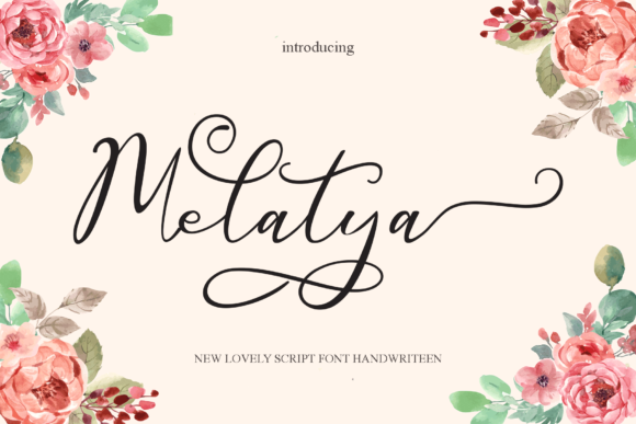 Melatya: A Romantic Font for Creative Campaigns