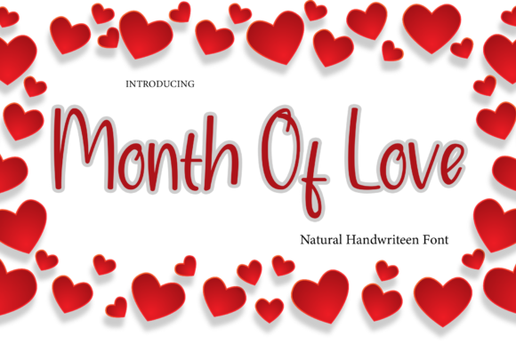 Month of Love Font: Elegant Script for Digital Marketing