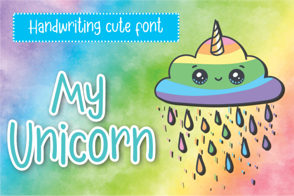 My Unicorn: A Magical Script Font