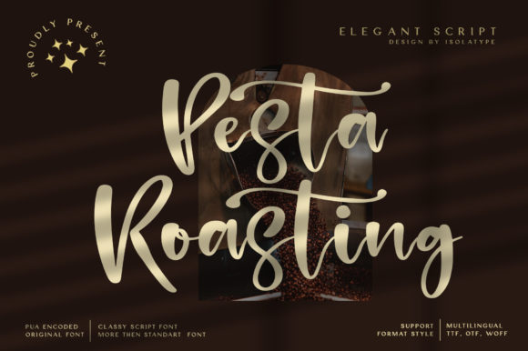 Pesta Roasting Font for Web Design