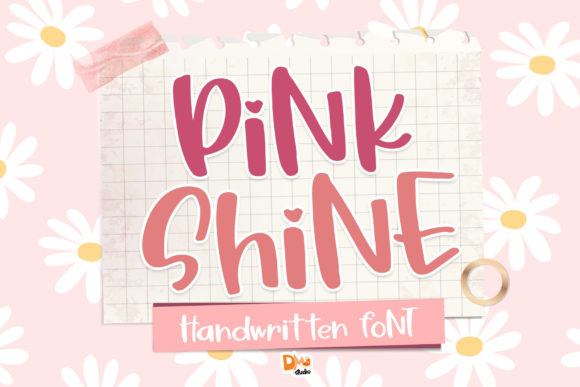 Pink Shine: A Soft, Stylish Font for Creative Projects
