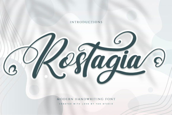 Rostagia: A Luxurious Script Typeface