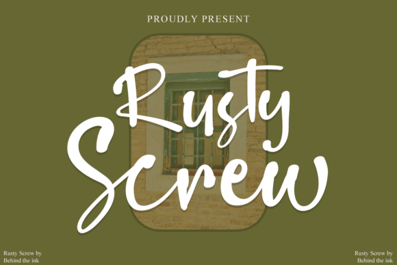Rusty Screw Font for Web Design
