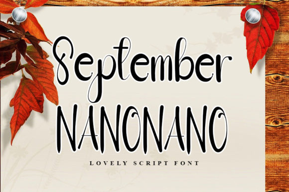 September Nanonano: A Charming Font for Business