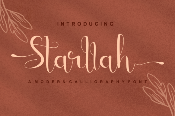 Starllah: A Elegant Script Font