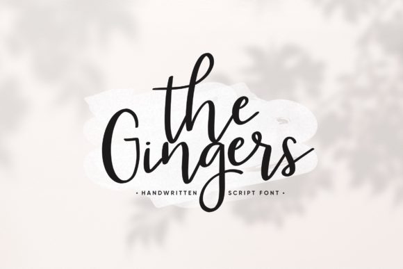 The Gingers Font: Elegant Script for Business Branding