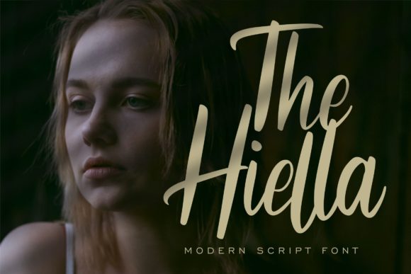 The Hiella: A Magical Script Font for Creative Projects