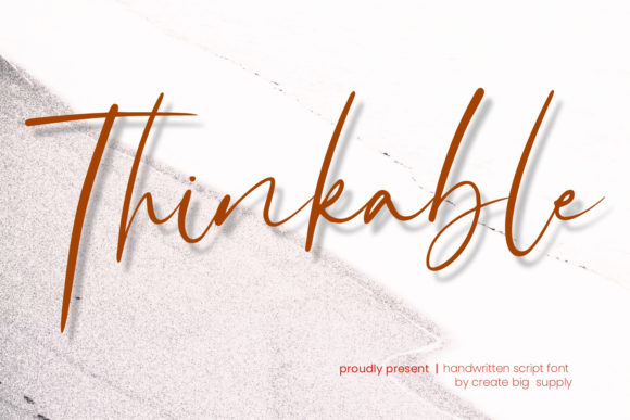 Thinkable Font: Elegant Script for Web Design